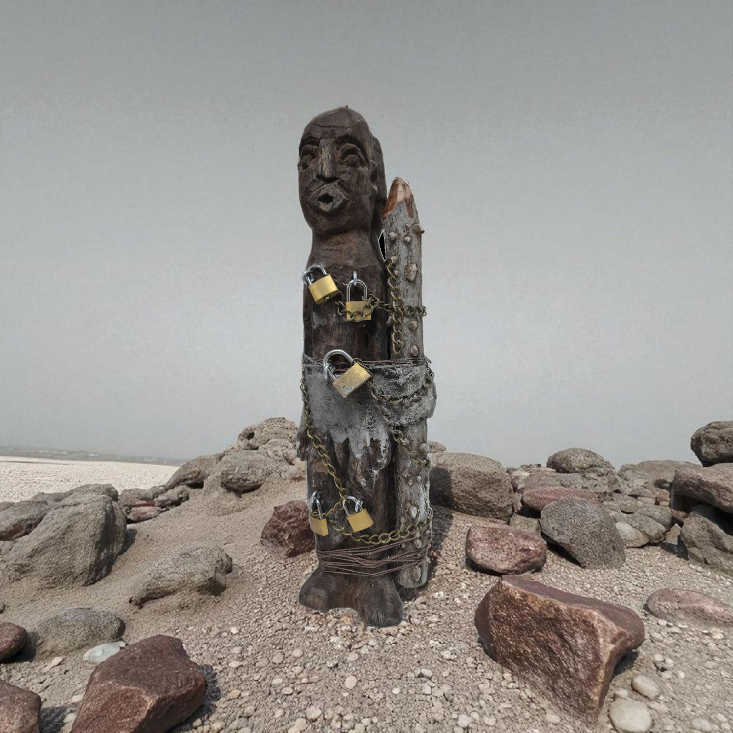 Fetiche de Amarre  , secretos del Vodoun africano , arte africano
