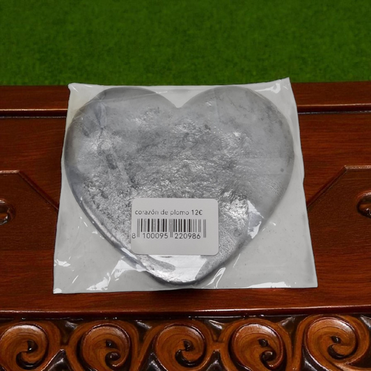 Corazon de plomo , refuerzo del Orisha Oggun Santeria Yoruba
