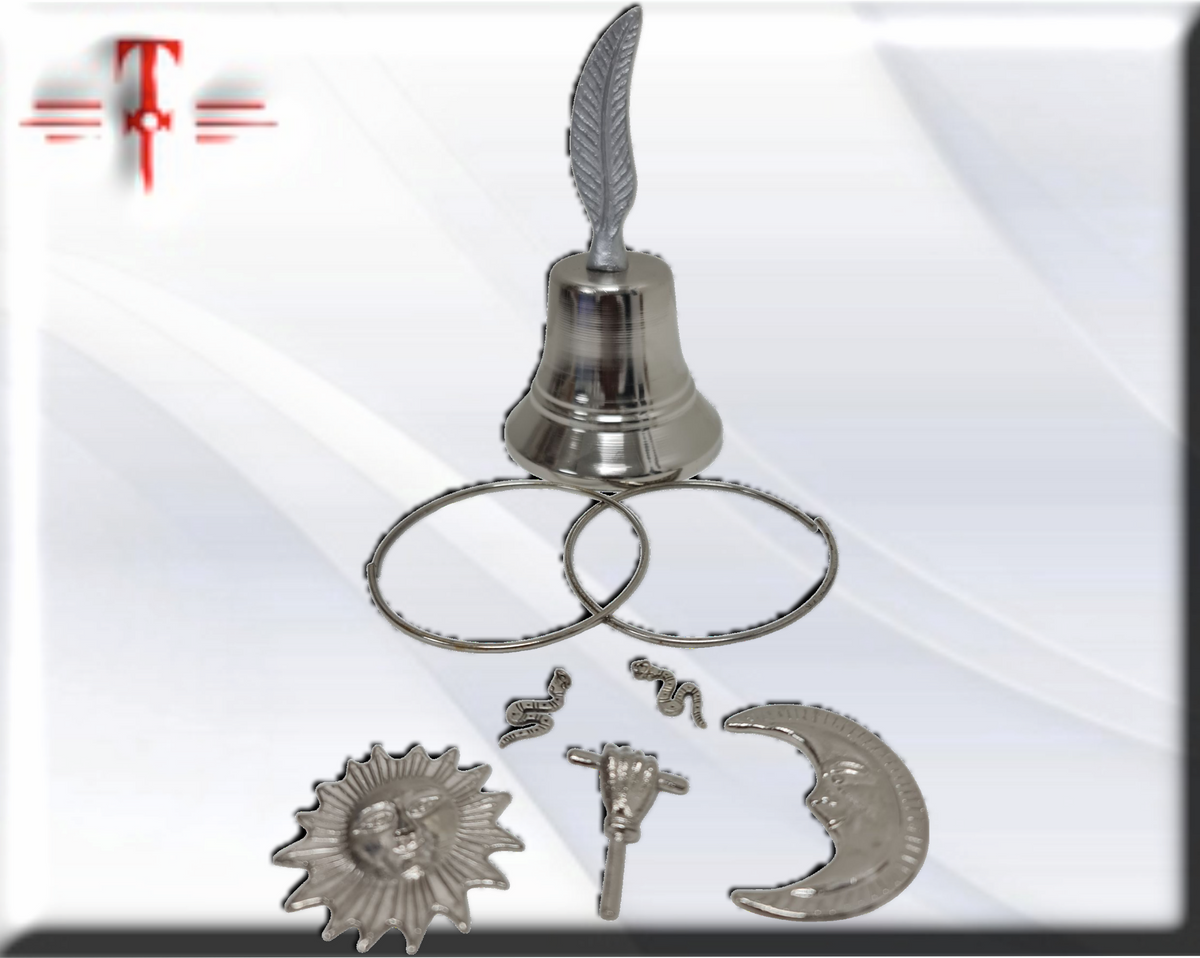 Herramientas Obatala con campana , Santería , productos religiosos