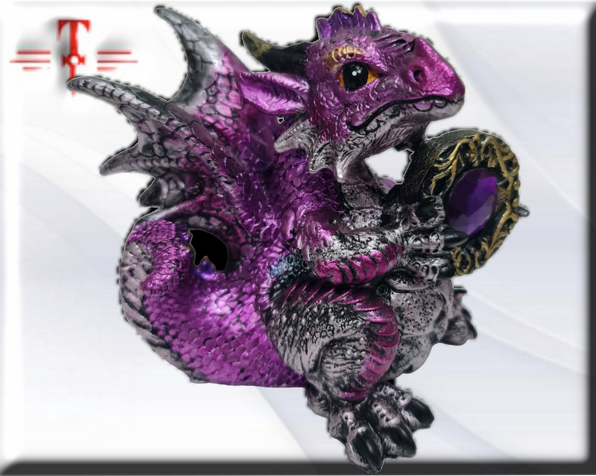 Dragon con piedra preciosa