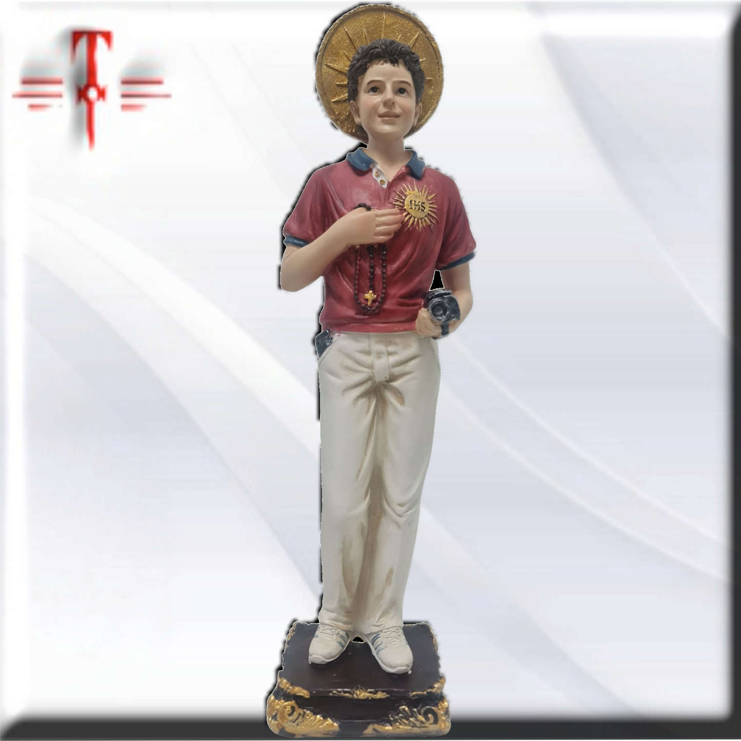 Carlo Acutis 30cm , Santos y Vírgenes católicos , productos Religiosos