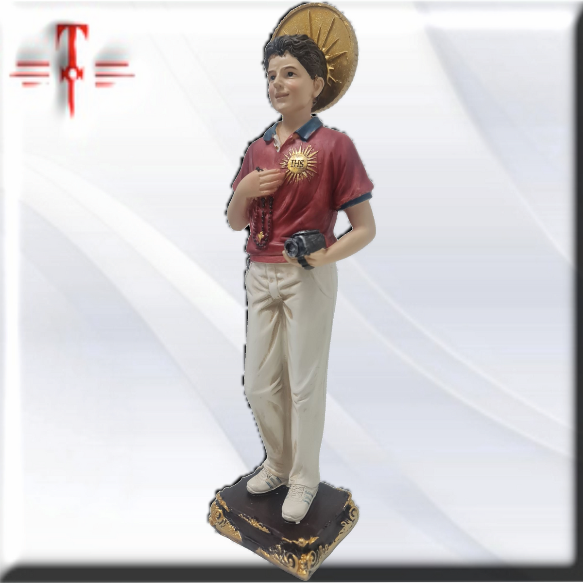 Carlo Acutis 30cm , Santos y Vírgenes católicos , productos Religiosos