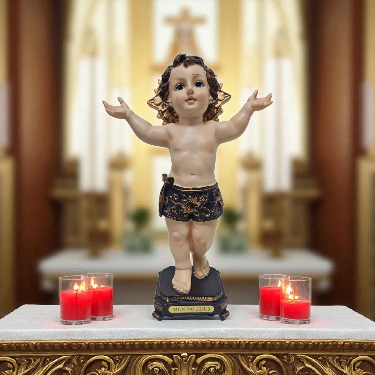 Jesuskind mit Engelsockel, Katholische Heilige und Jungfrauen, Religiöse Produkte