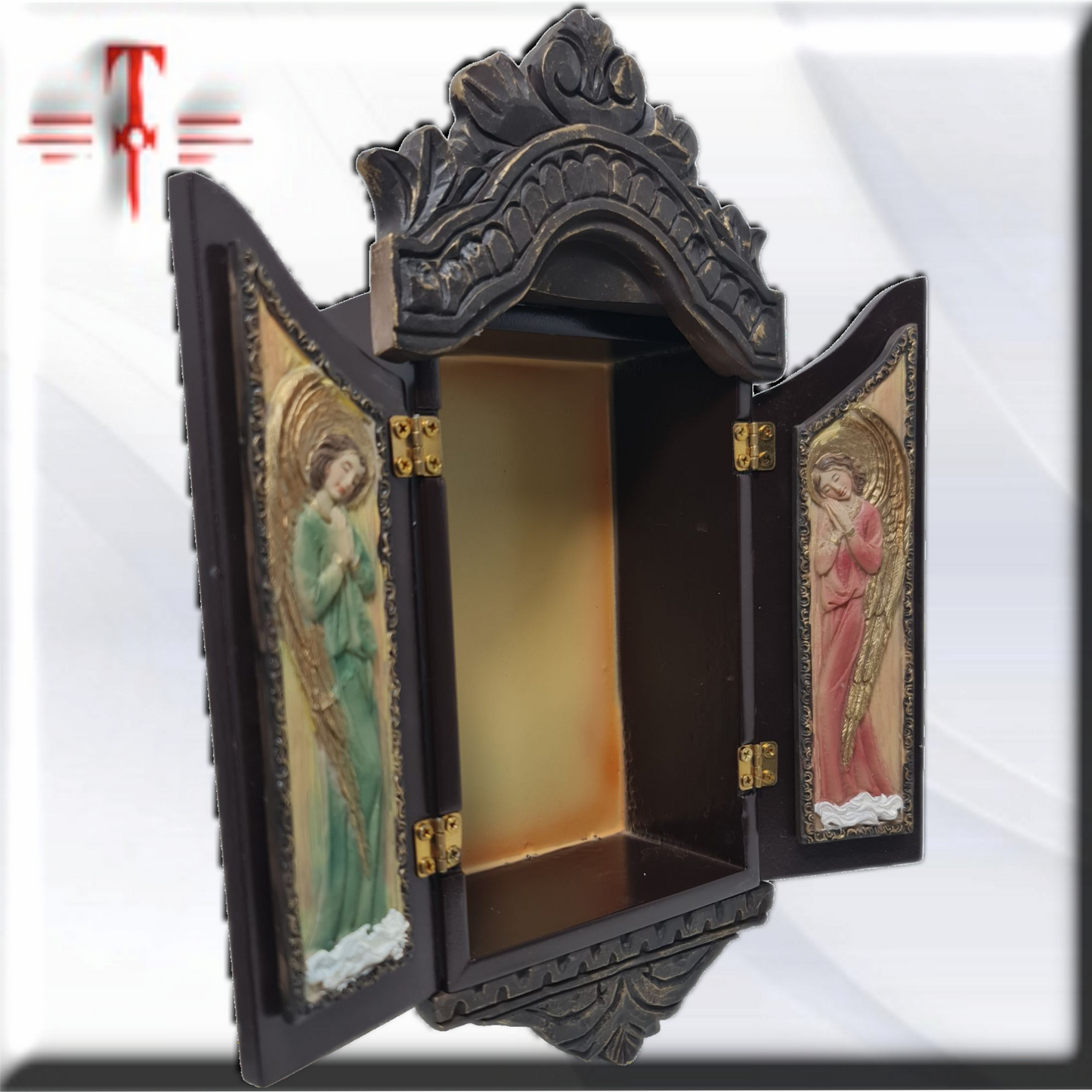 Hornacina de madera , Capilla  , Santos y Vírgenes católicos , productos Religiosos