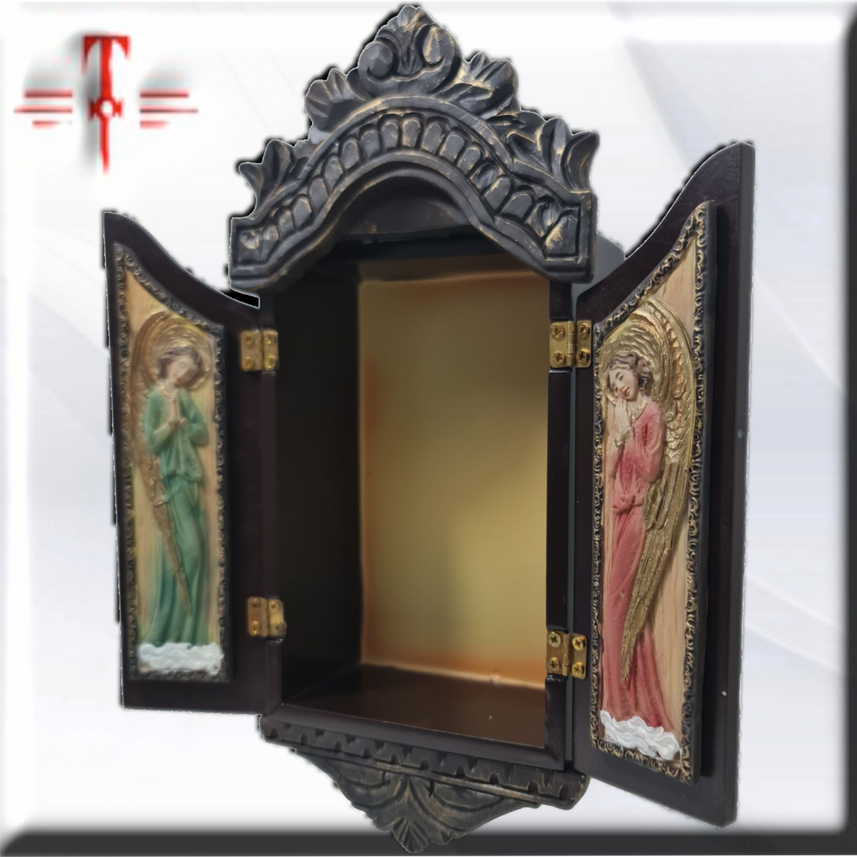 Hornacina de madera , Capilla  , Santos y Vírgenes católicos , productos Religiosos