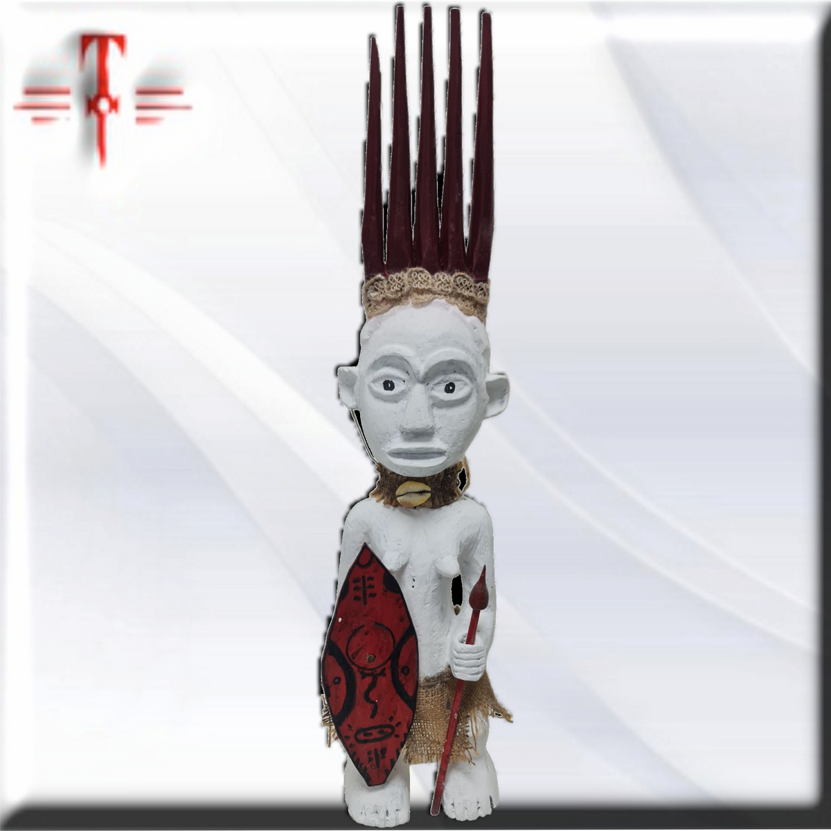 Olugbohun-Kraftfetisch, afrikanisches Amulett, Geheimnisse von Vodun