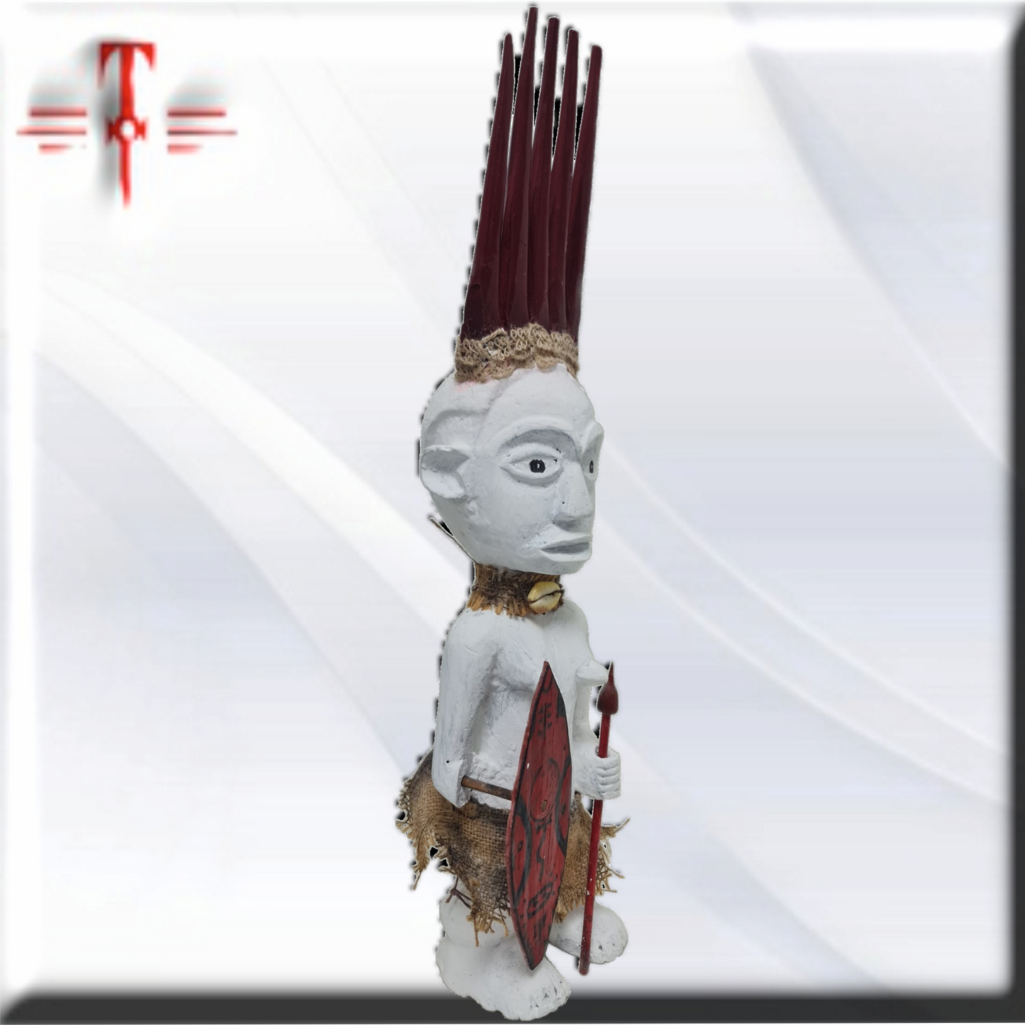 Olugbohun-Kraftfetisch, afrikanisches Amulett, Geheimnisse von Vodun