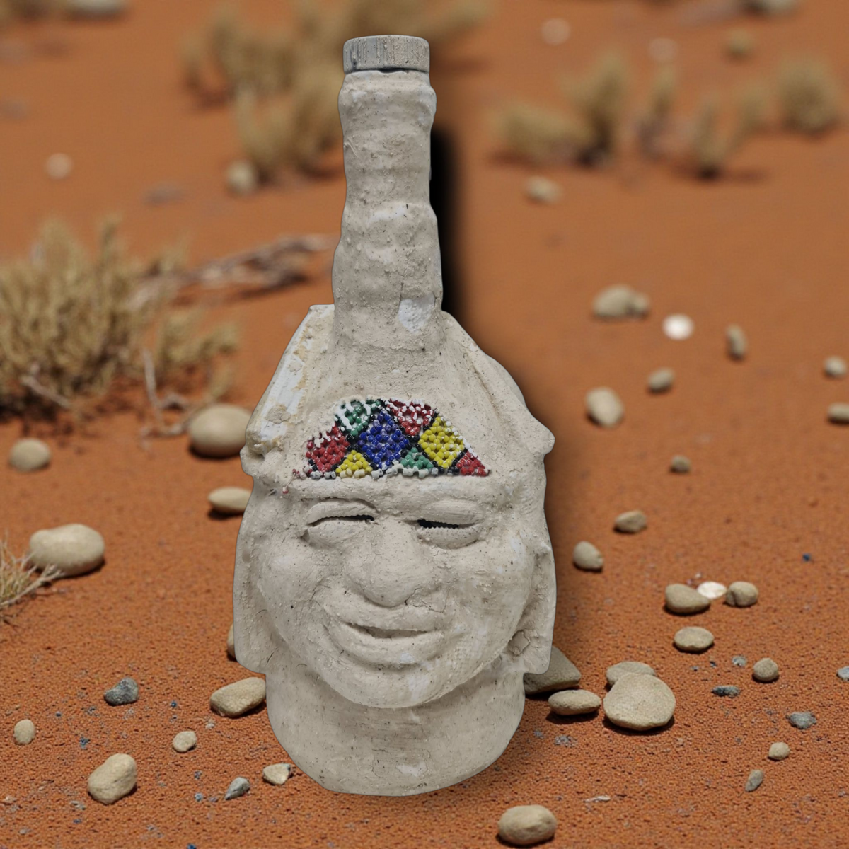 Botella fetiche Mágica Dinero  , secretos del vodun Fon .