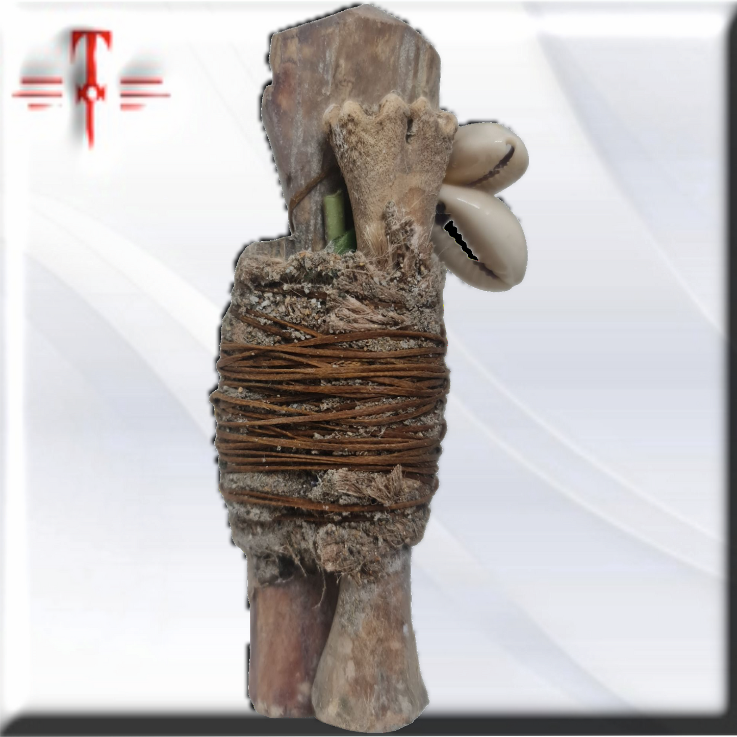 Olugbohun-Kraftfetisch, afrikanisches Amulett, Geheimnisse von Vodun