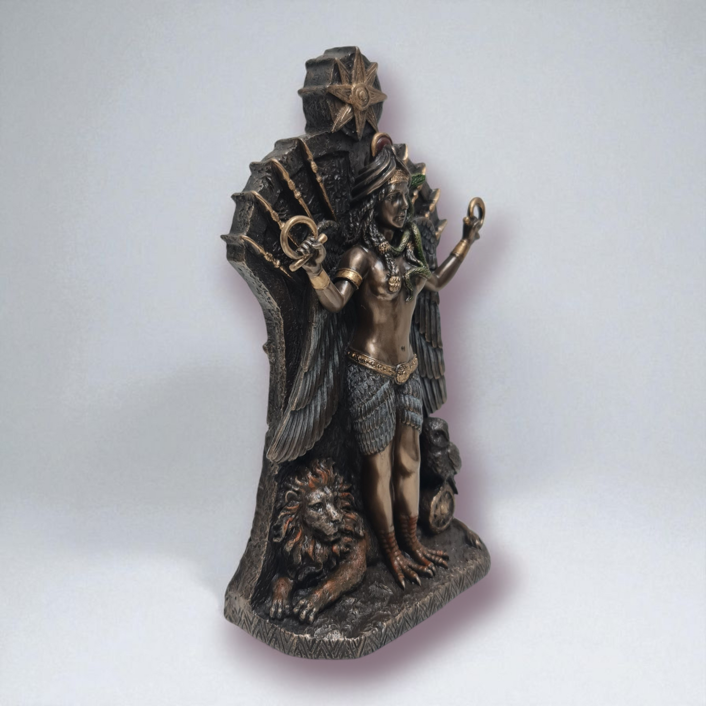 Statue des Gottes Dagda, mythologische Götter, esoterische und religiöse Gegenstände, handbemalt