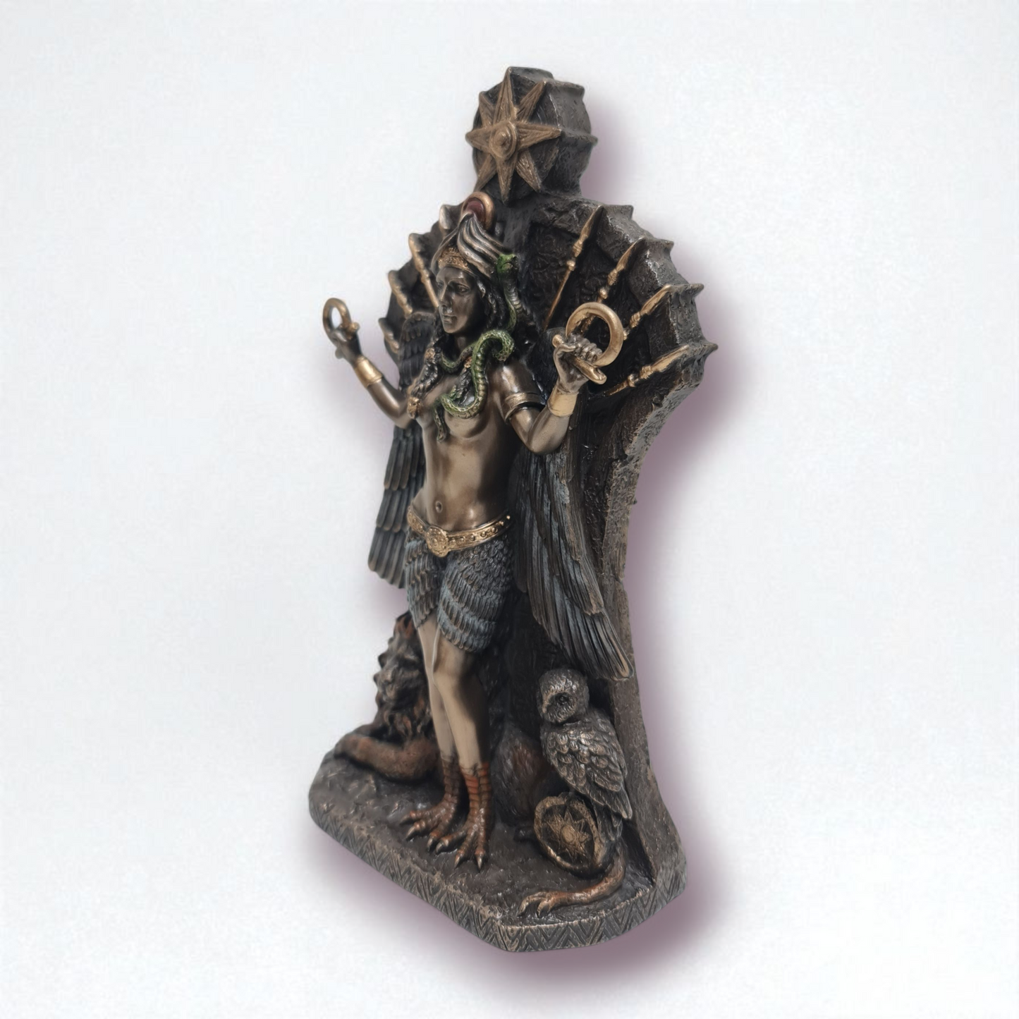 Statue des Gottes Dagda, mythologische Götter, esoterische und religiöse Gegenstände, handbemalt