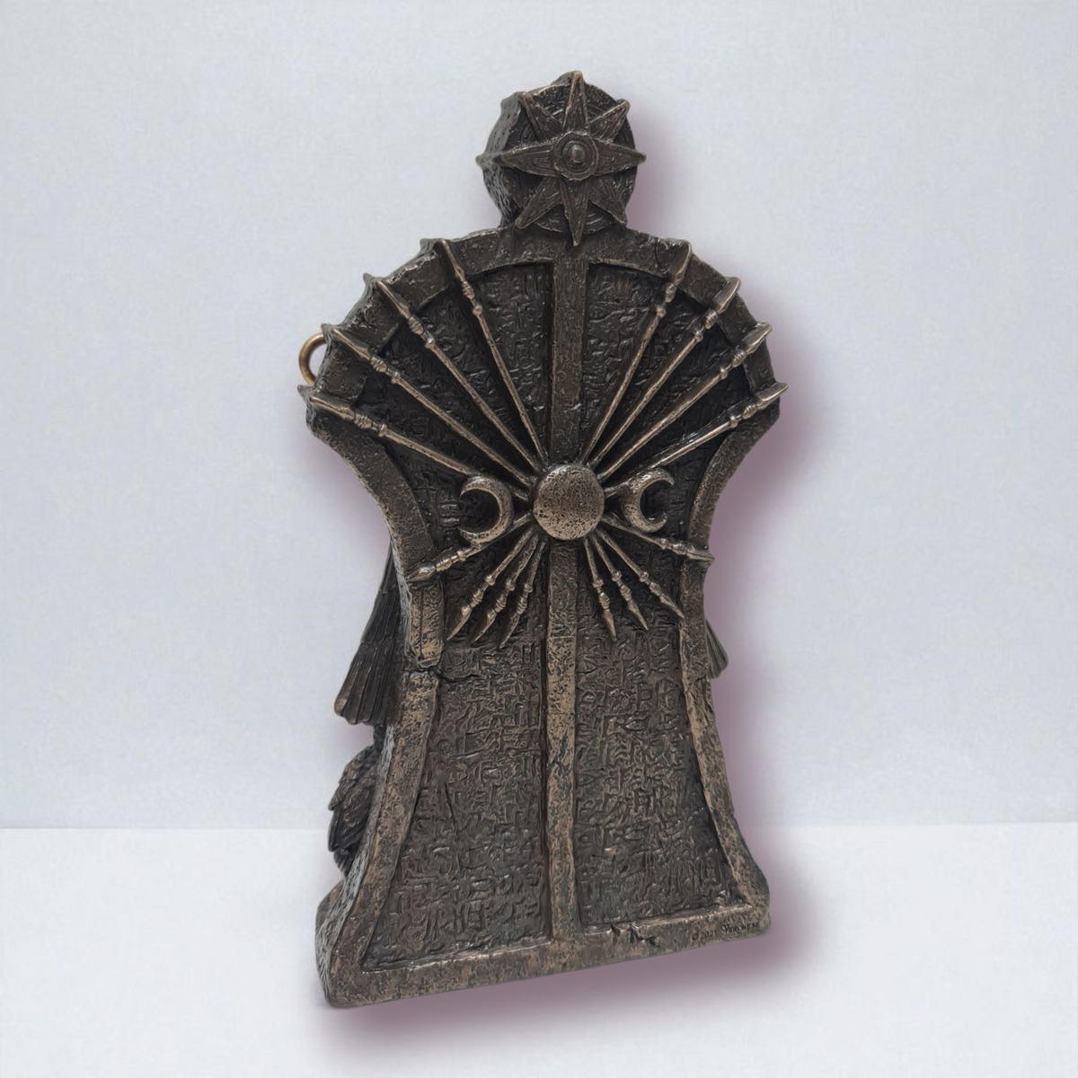 Statue des Gottes Dagda, mythologische Götter, esoterische und religiöse Gegenstände, handbemalt