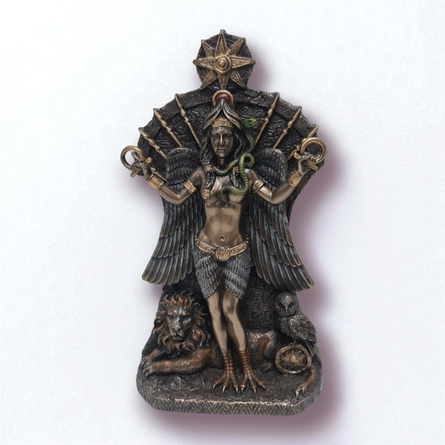 Statue des Gottes Dagda, mythologische Götter, esoterische und religiöse Gegenstände, handbemalt