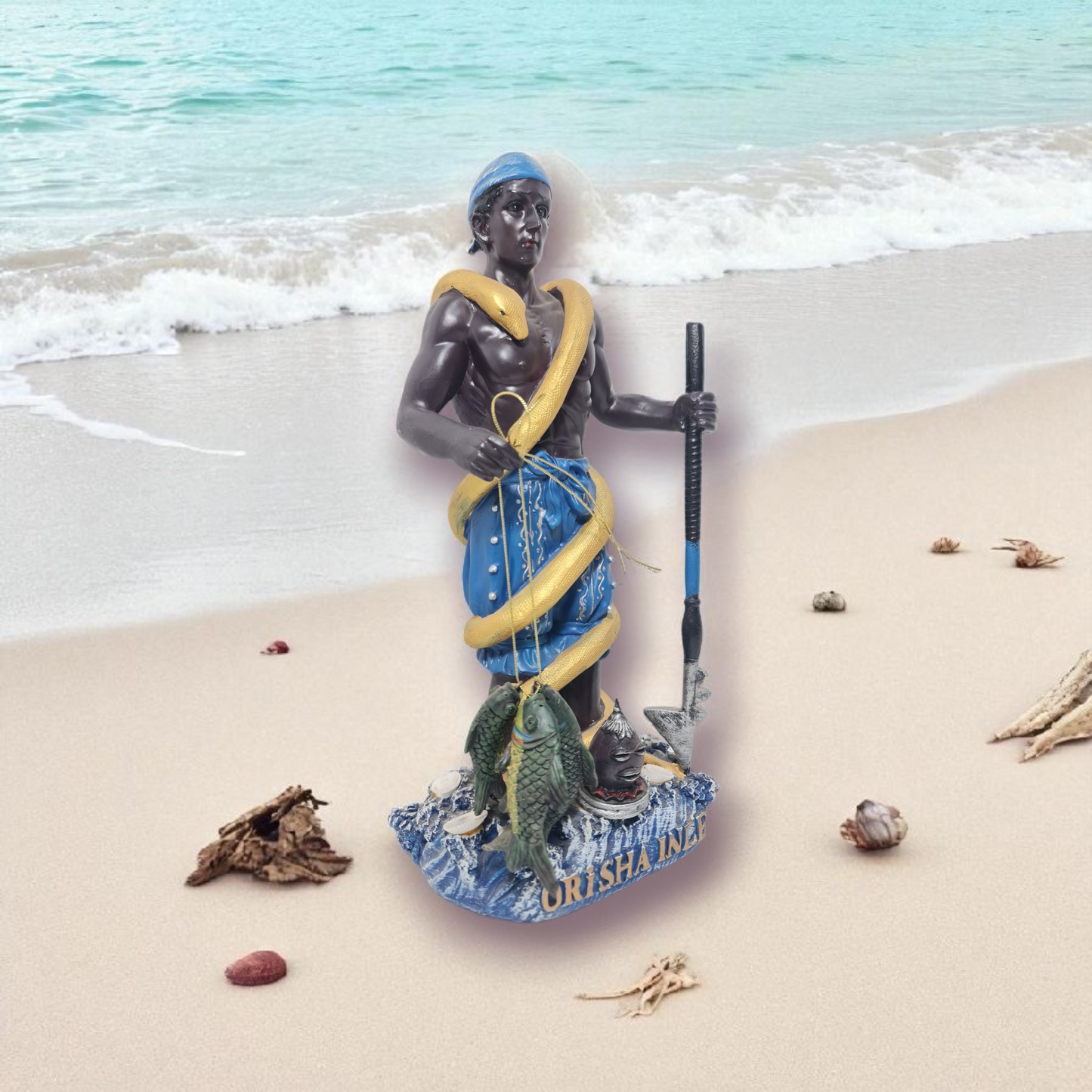 Orisha Inle 32cm, santeria orisha yoruba , religion