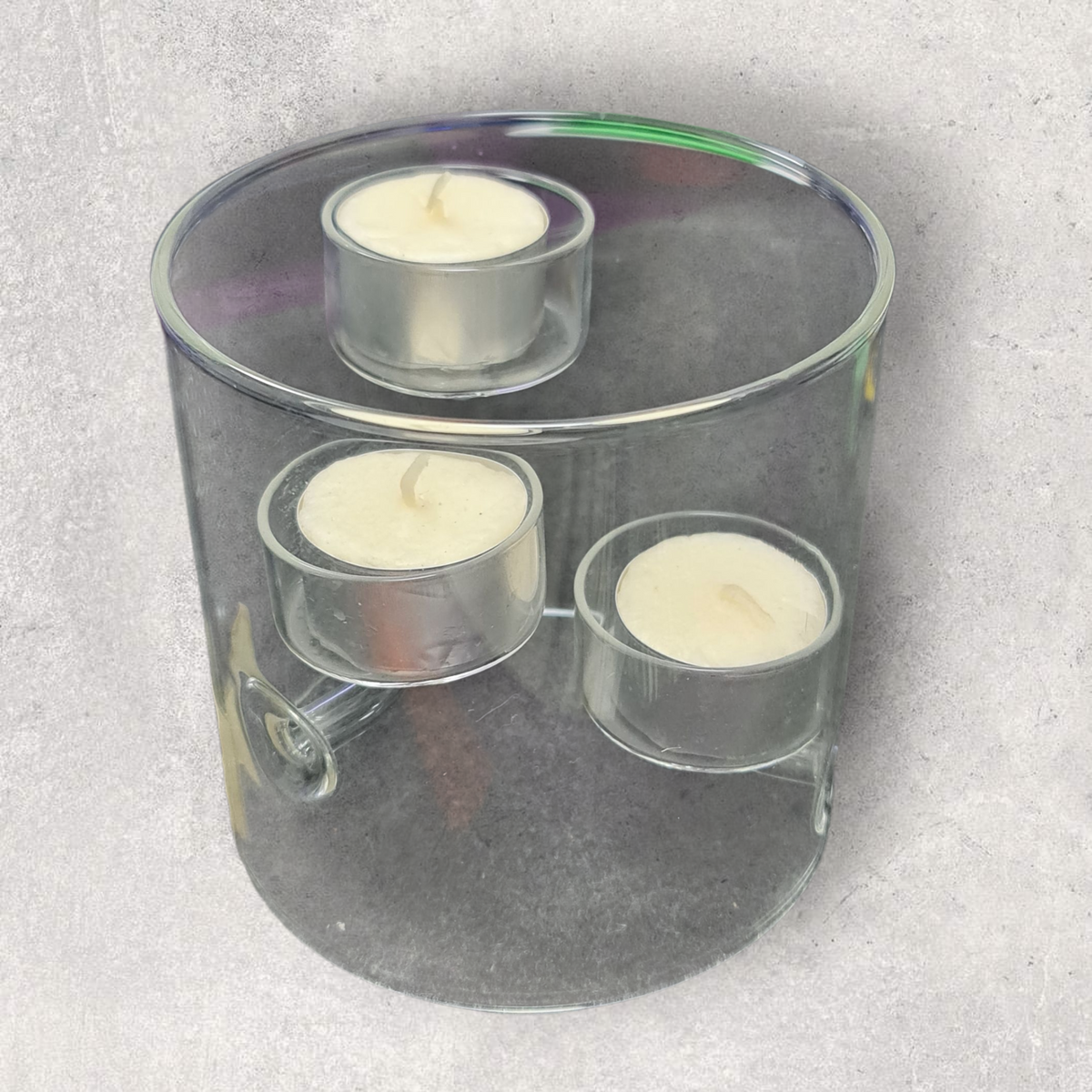 Porta velas cristal