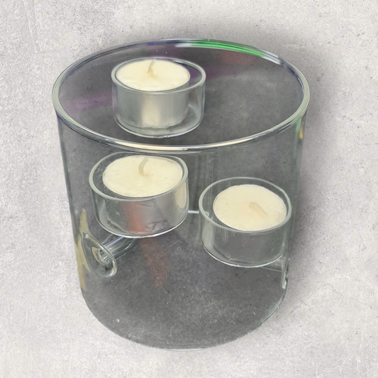 Porta velas cristal