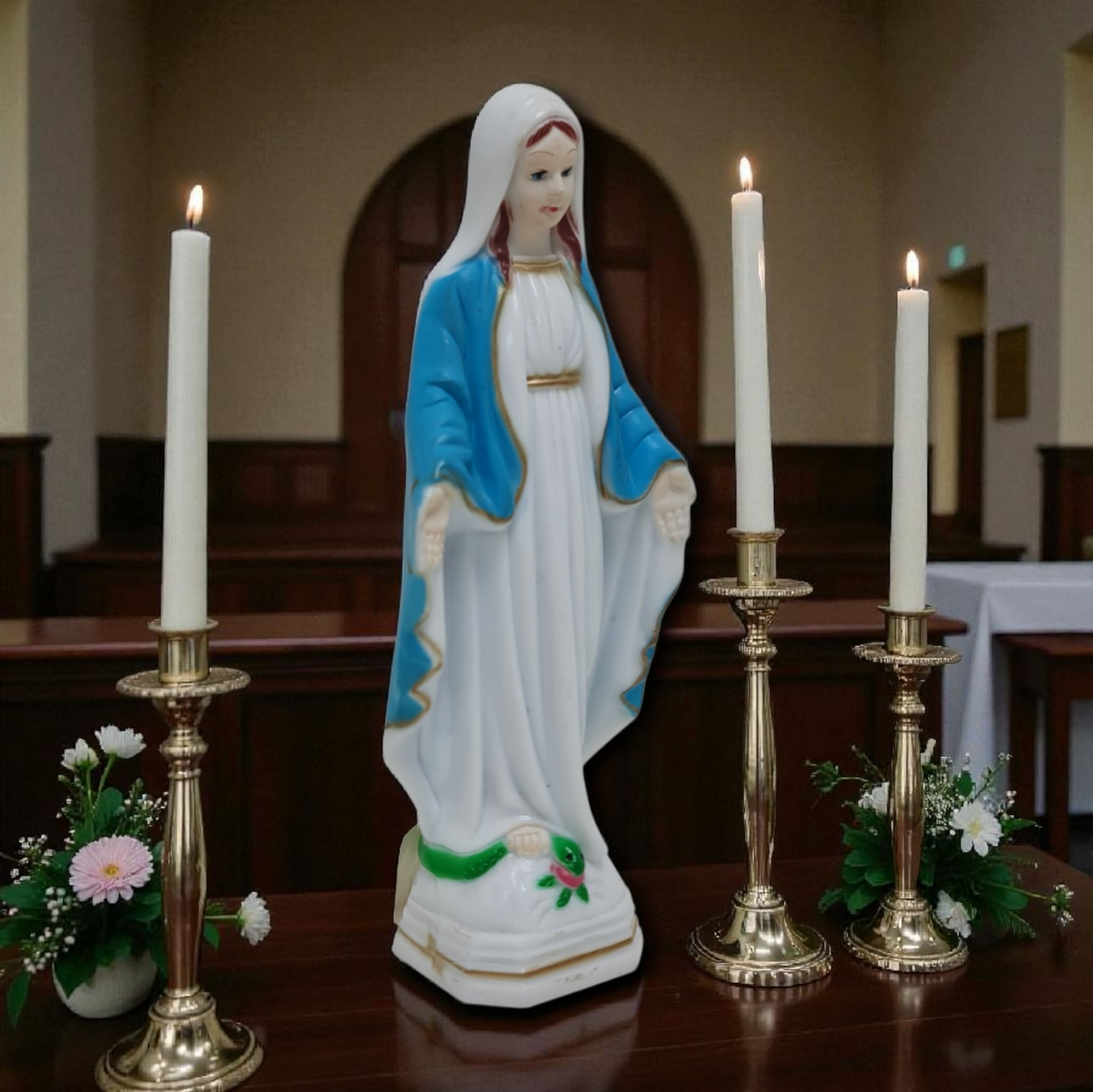 Virgen  milagrosa PVC  , virgenes y santos catolicos