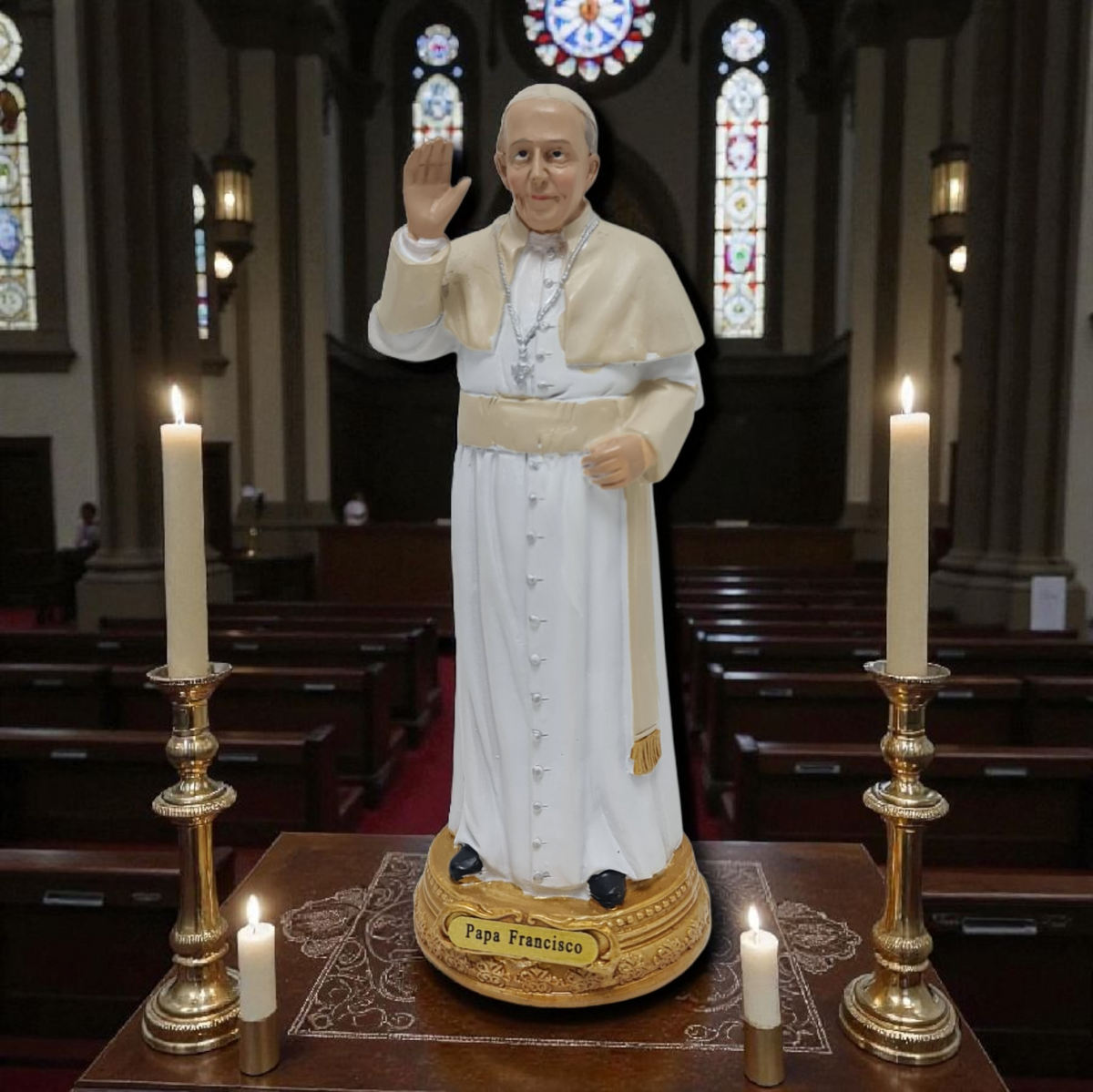 Papst Franziskus, katholische Jungfrauen und Heilige