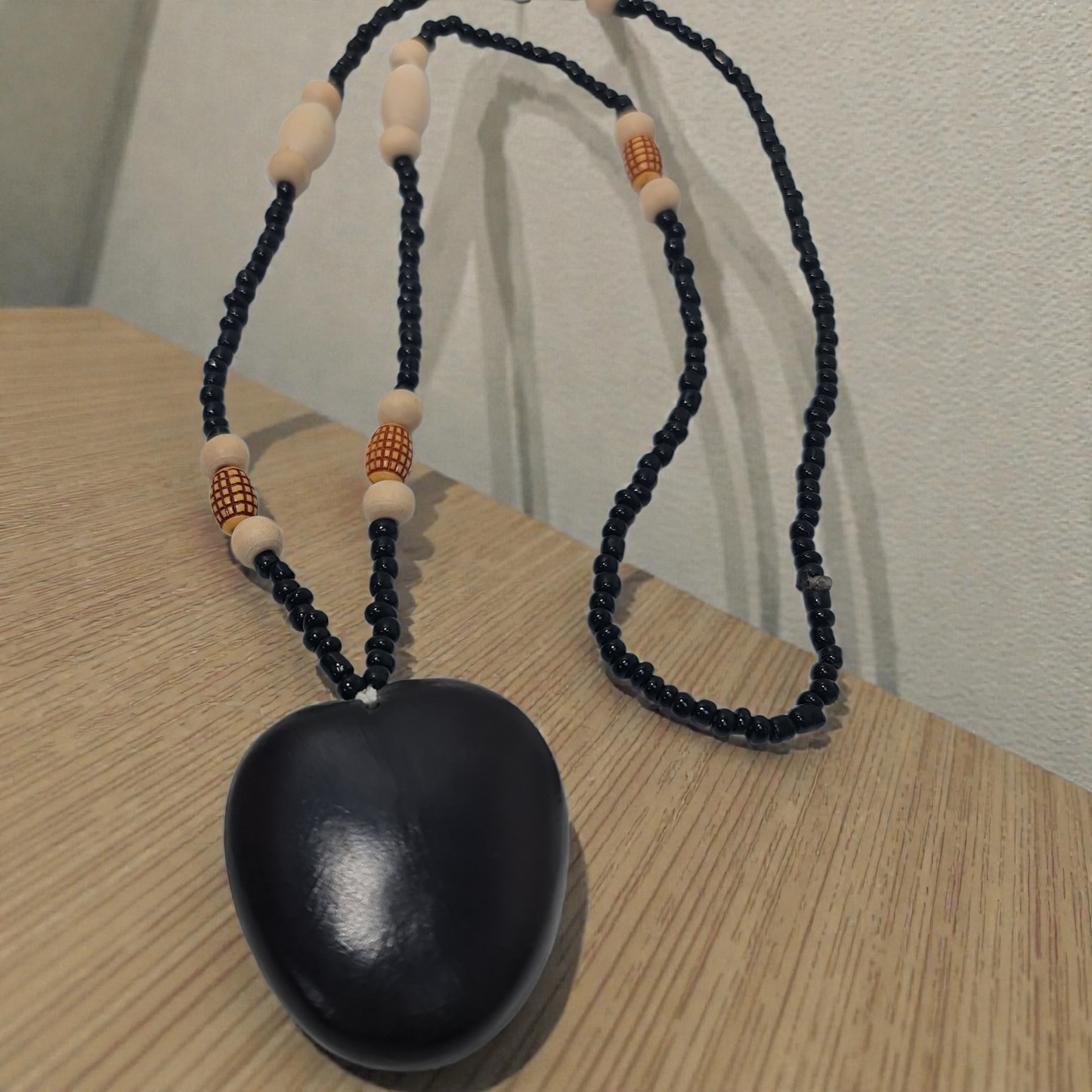Amulett, Schutz, Shango Herz Halskette, Herz des Meeres, Cayajabo