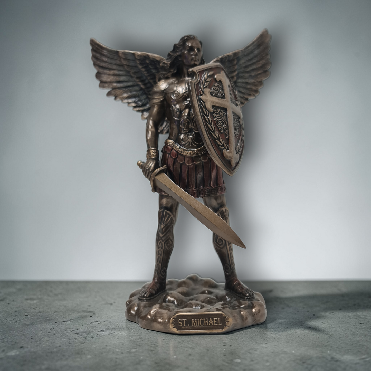 Statue des Gottes Dagda, mythologische Götter, esoterische und religiöse Gegenstände, handbemalt