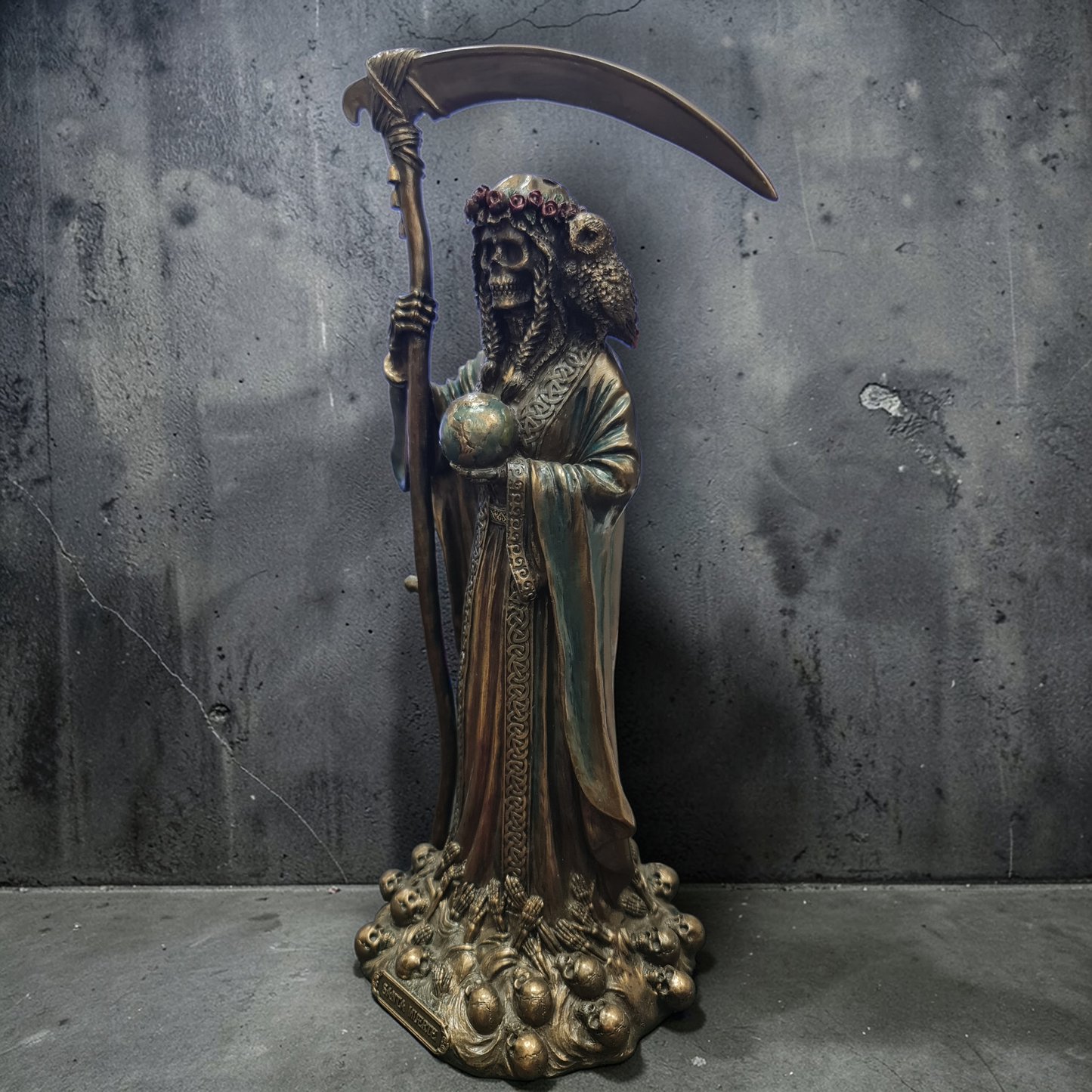 Estatua Santa Muerte 28cm , Santísima Muerte , deidades , mitología