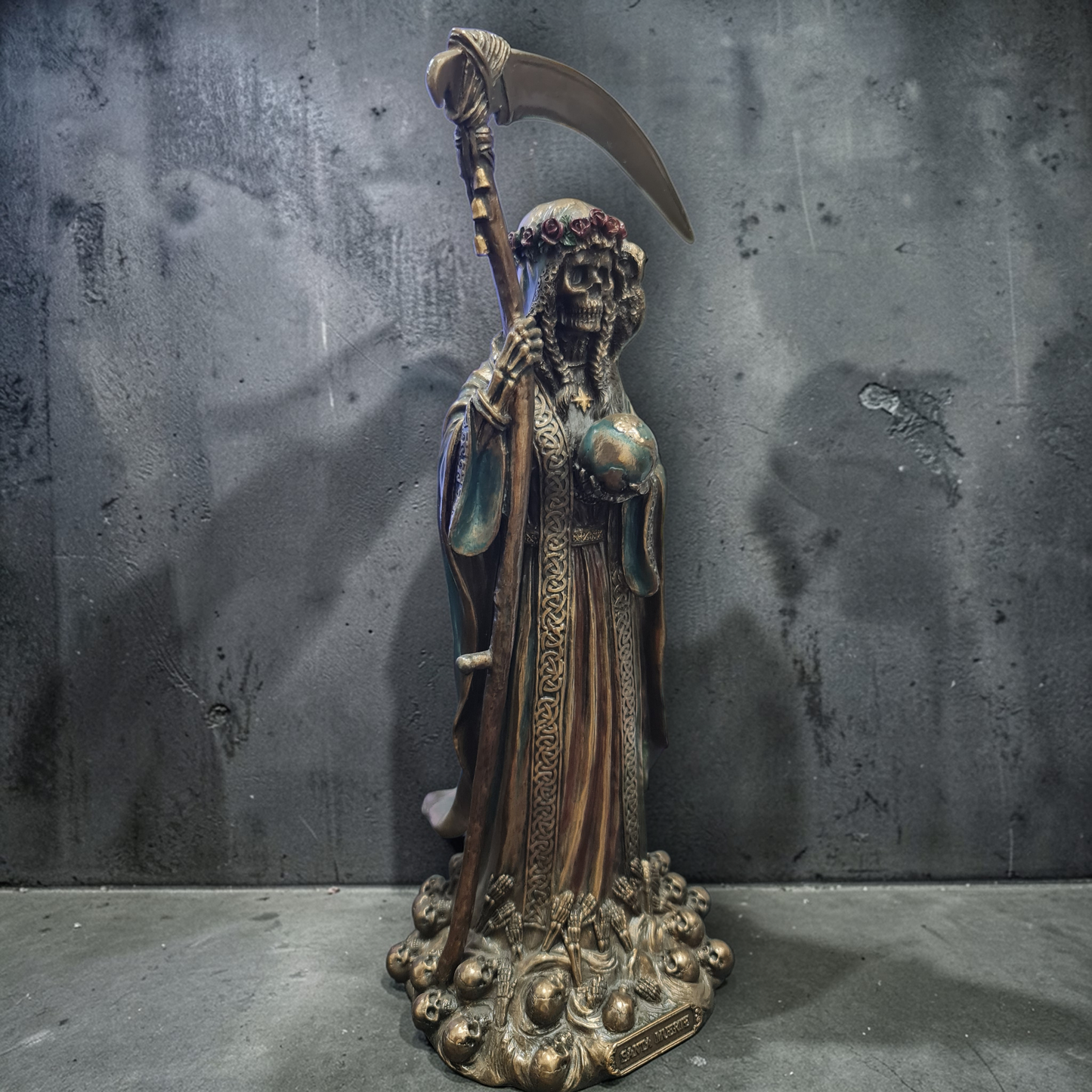 Estatua Santa Muerte 28cm , Santísima Muerte , deidades , mitología
