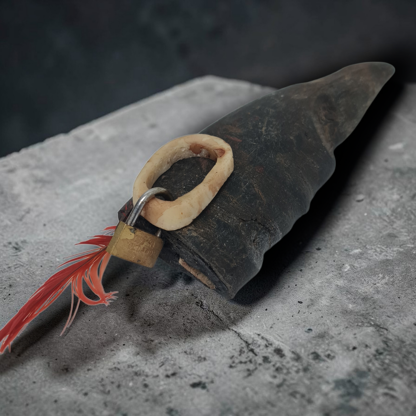 Olugbohun-Kraftfetisch, afrikanisches Amulett, Geheimnisse von Vodun