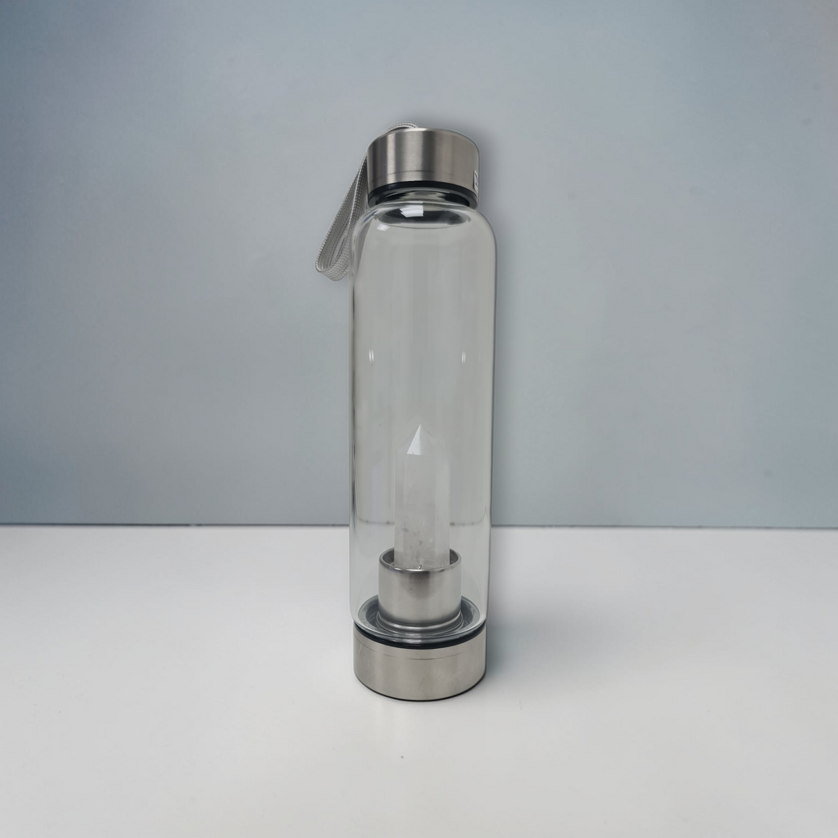 Botella con cuarzo para agua