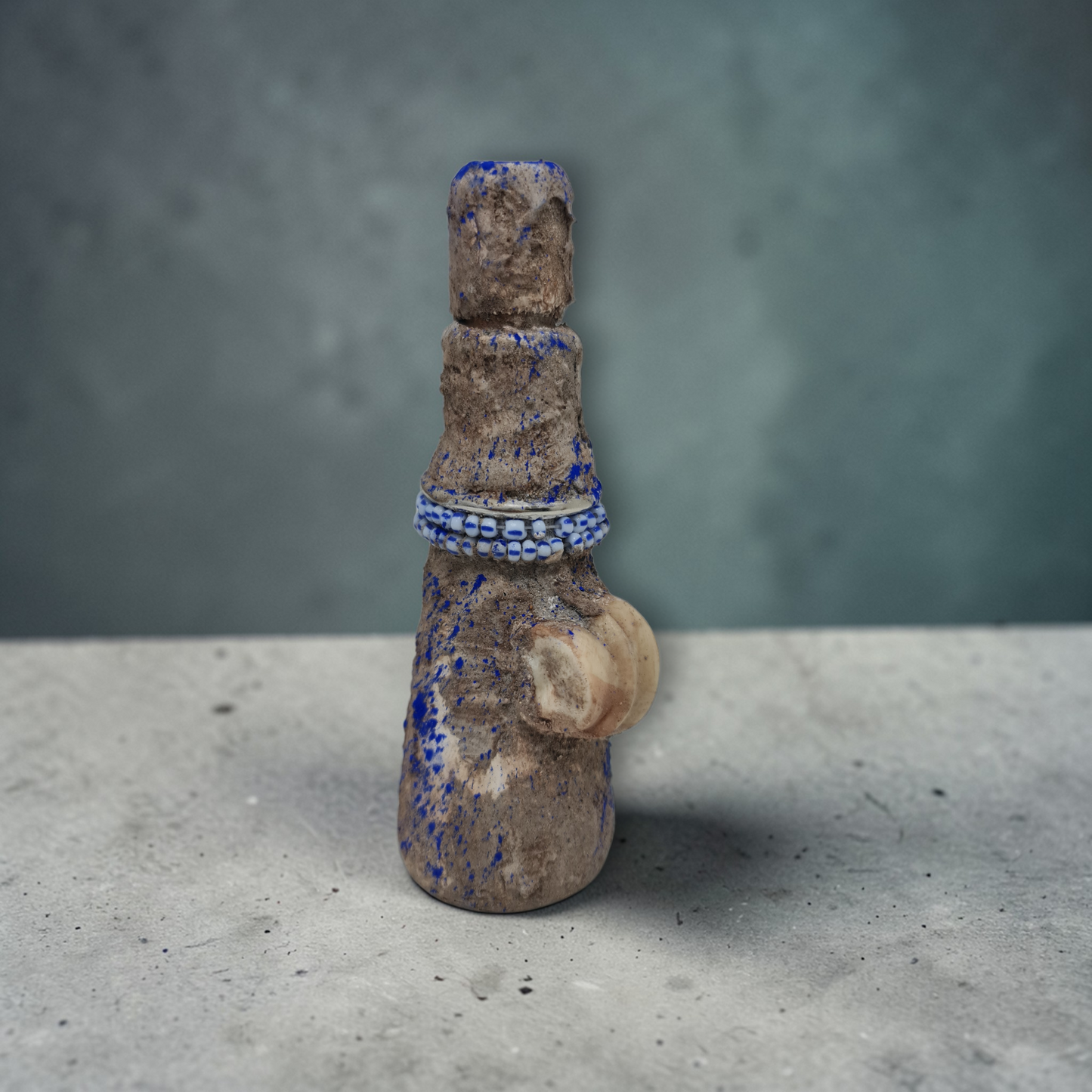 Flasche mit magischem Pulver, um Menschen fernzuhalten, Voodoo, afrikanischer Voodoo