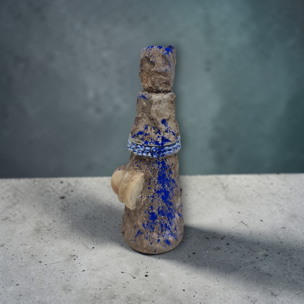 Flasche mit magischem Pulver, um Menschen fernzuhalten, Voodoo, afrikanischer Voodoo