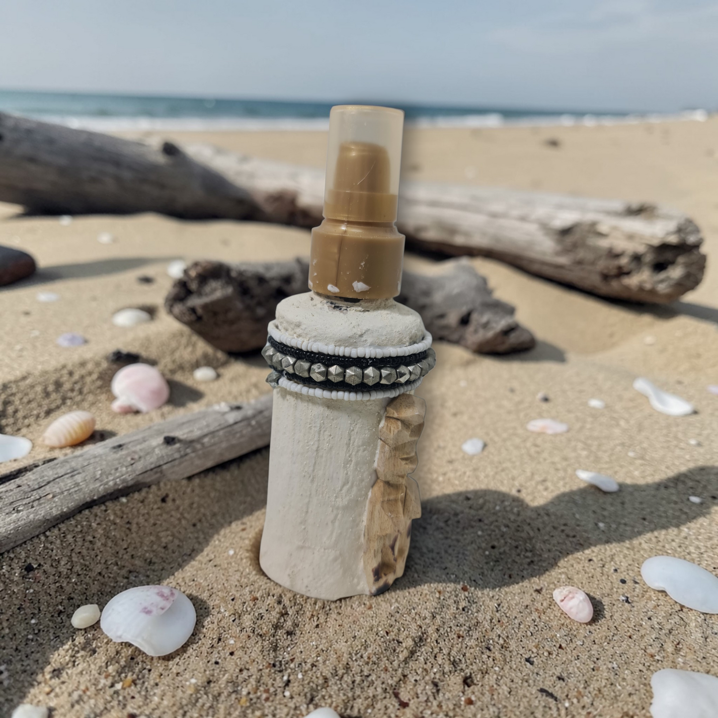 Botella de perfume , Atracción y proteccion de Mami Wata , arte africano , recetas ancestrales