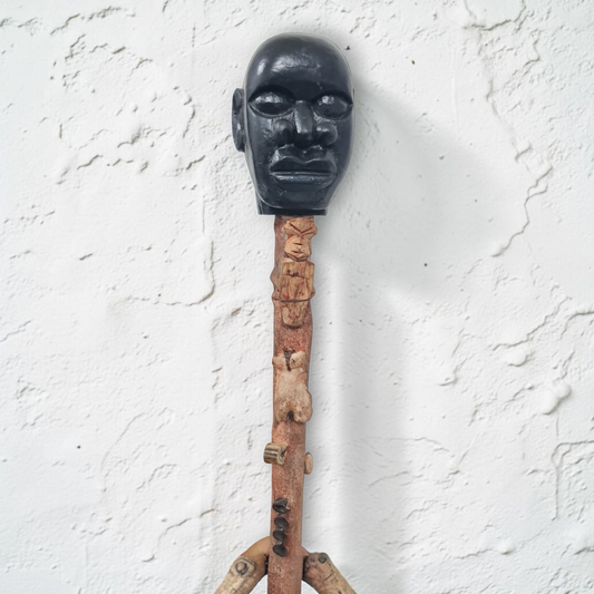 Bastón de carga Eggun , santería , Palo Mayombe , voodoo