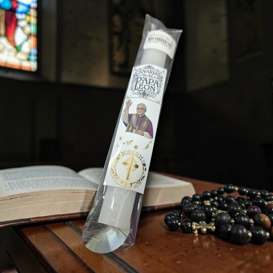 Vela Bujia Conmemorativa visita a Canarias Papa Leon XIV