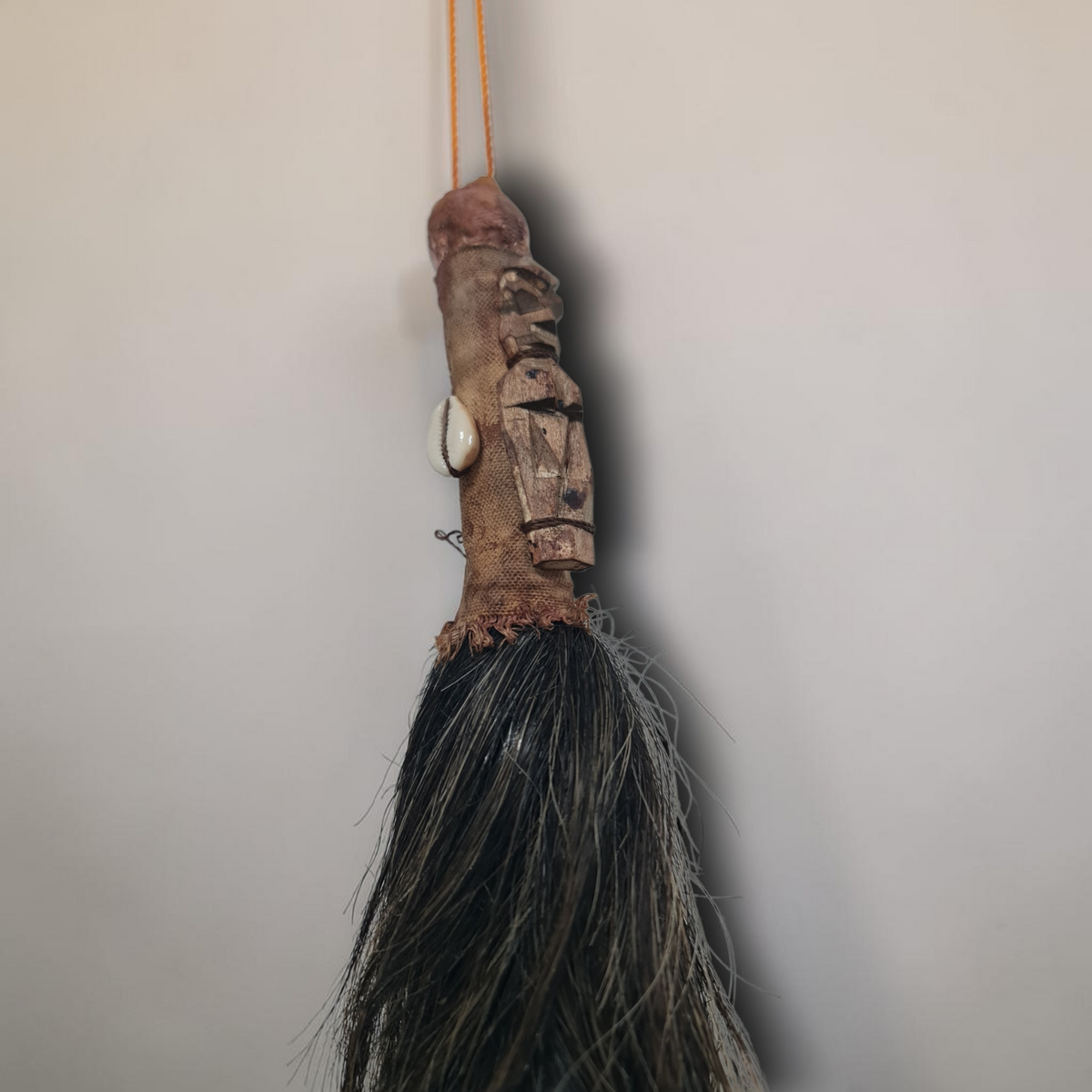 Afrikanischer Iruke-Schachtelhalm, handgefertigt, Ifá Santeria Palo Mayombe babalawo