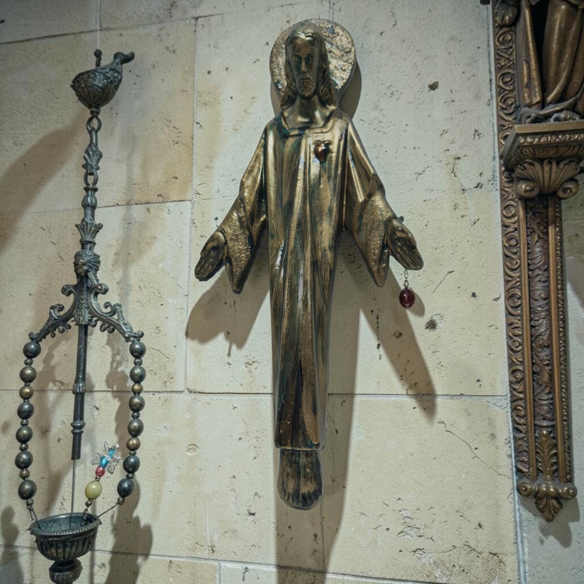 Jesus con manos abiertas 40cm