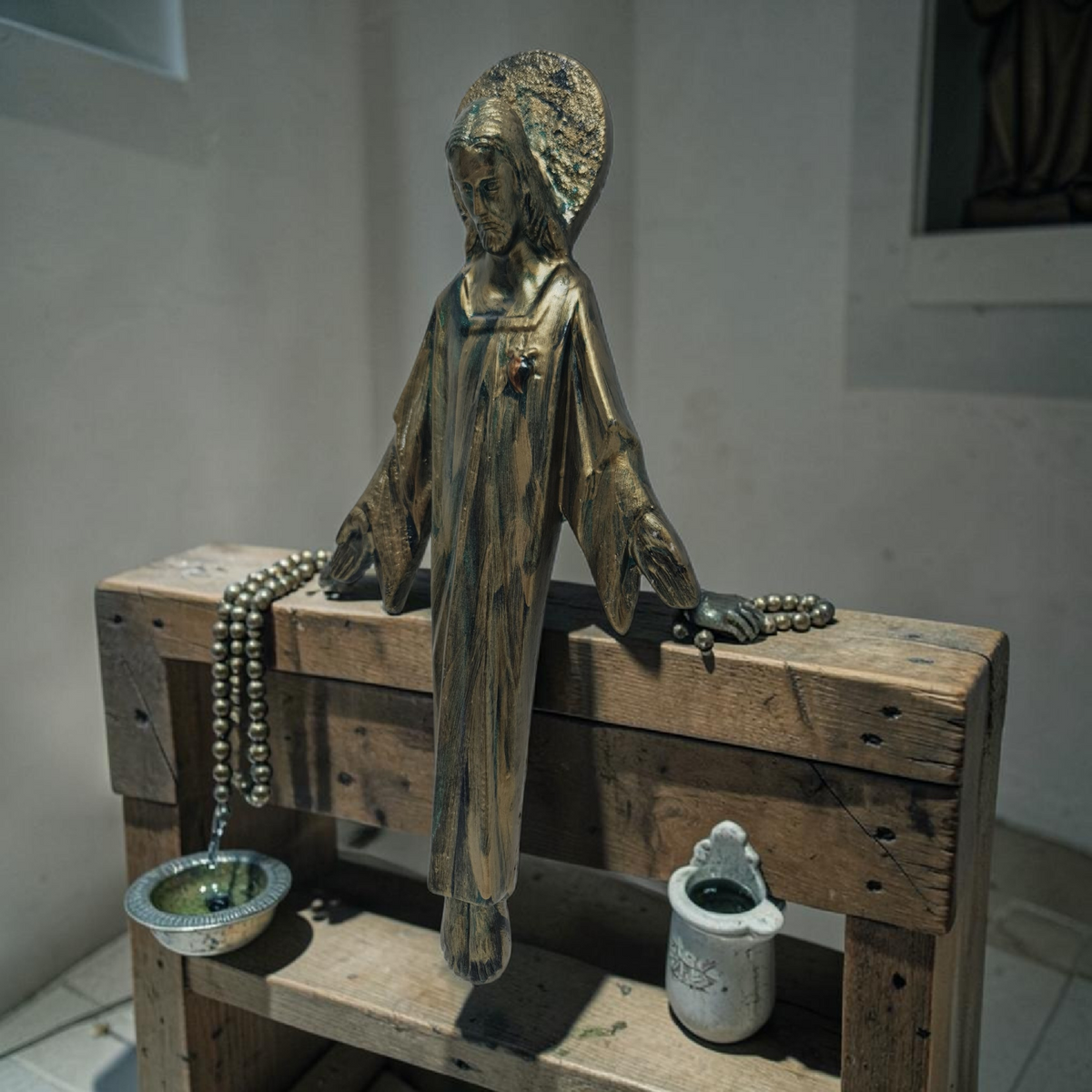 Jesus con manos abiertas 40cm