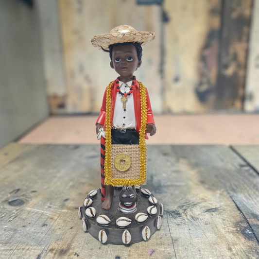 Estatua de Orisha Elegua bebé 25cm , articulos de santeria