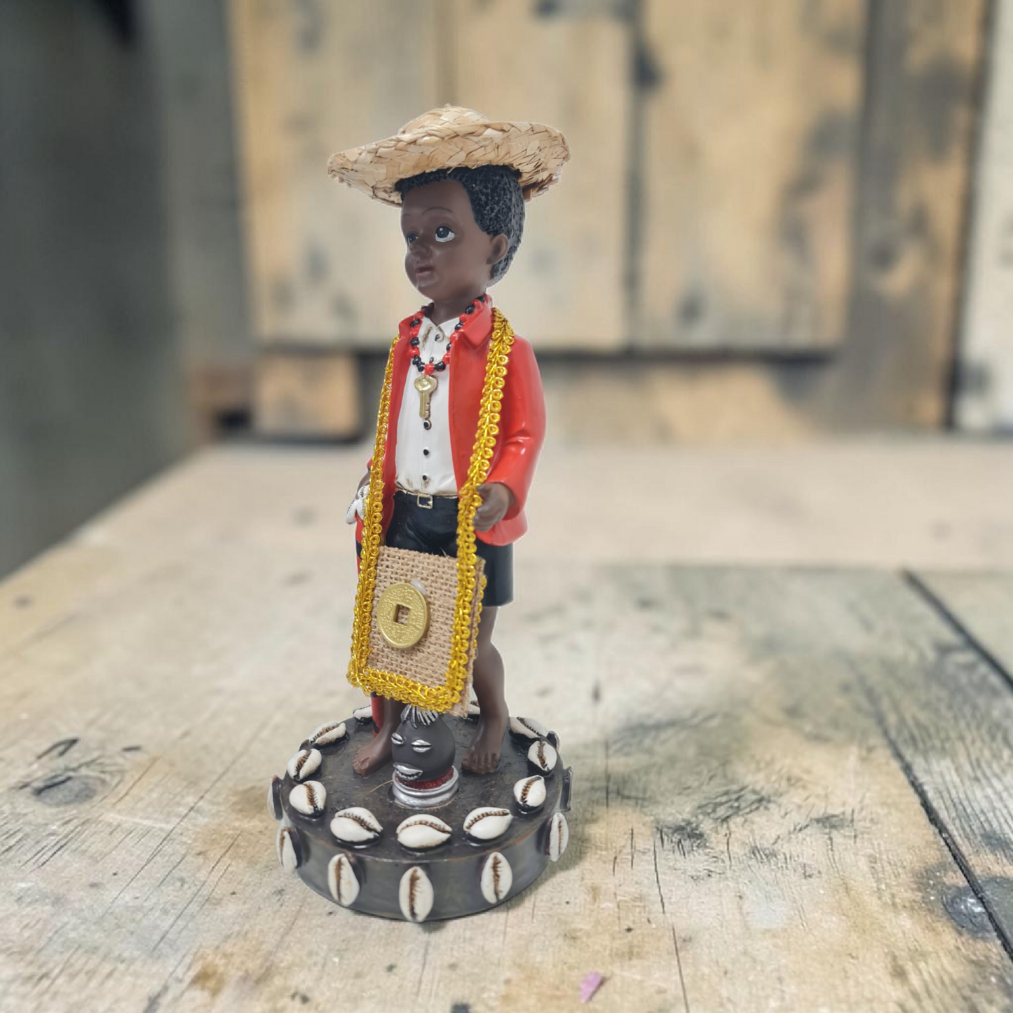 Estatua de Orisha Elegua bebé 25cm , articulos de santeria