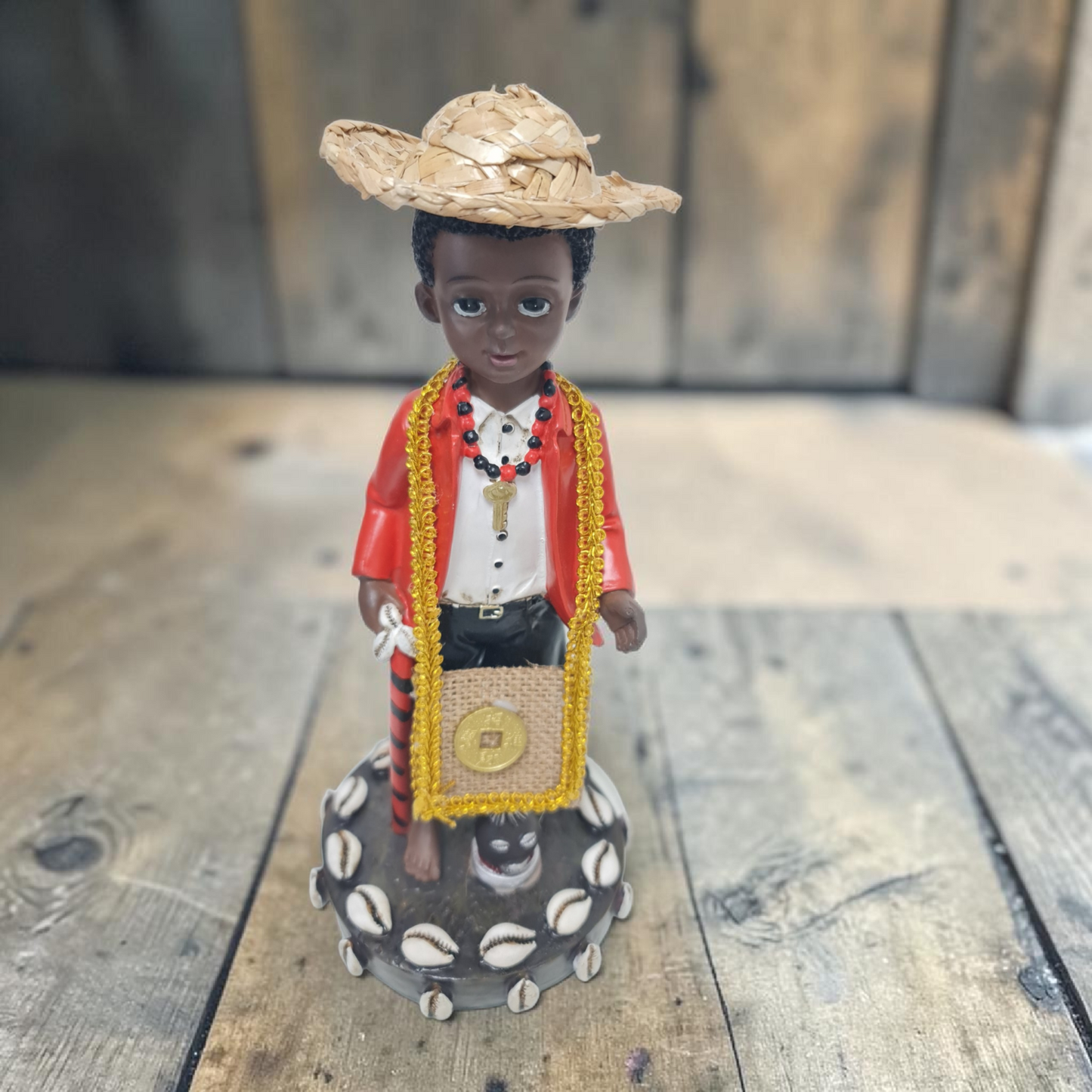 Estatua de Orisha Elegua bebé 25cm , articulos de santeria