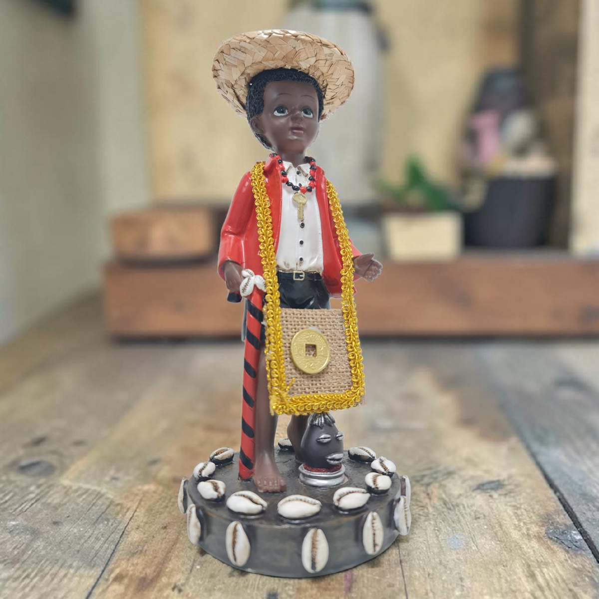 Estatua de Orisha Elegua bebé 25cm , articulos de santeria