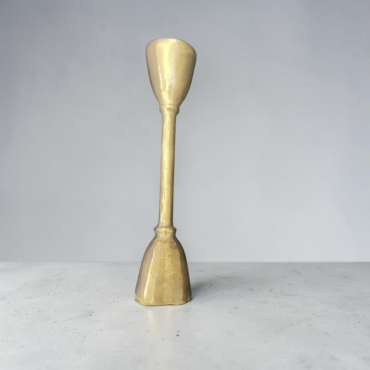 Agogo de bronce original Africano ( Benin ) hecho a mano . artesanía africana , para ceremonias y fiestas