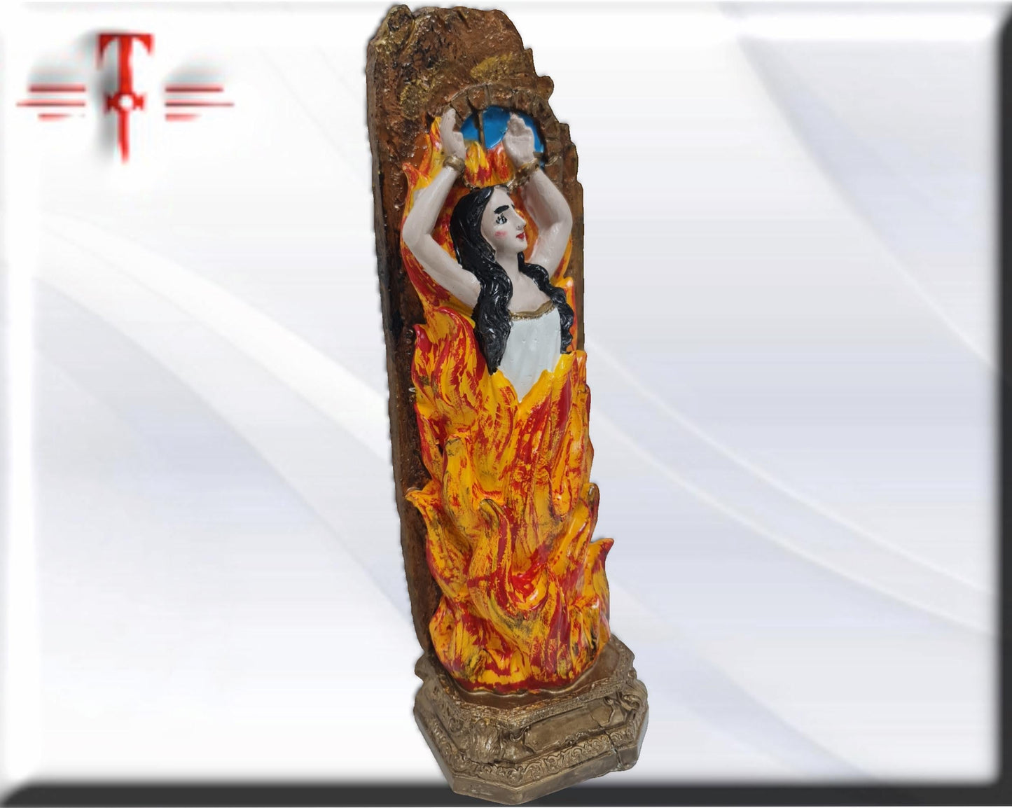 Figur der Anima Sola, Seele des Fegefeuers, esoterische und religiöse Artikel