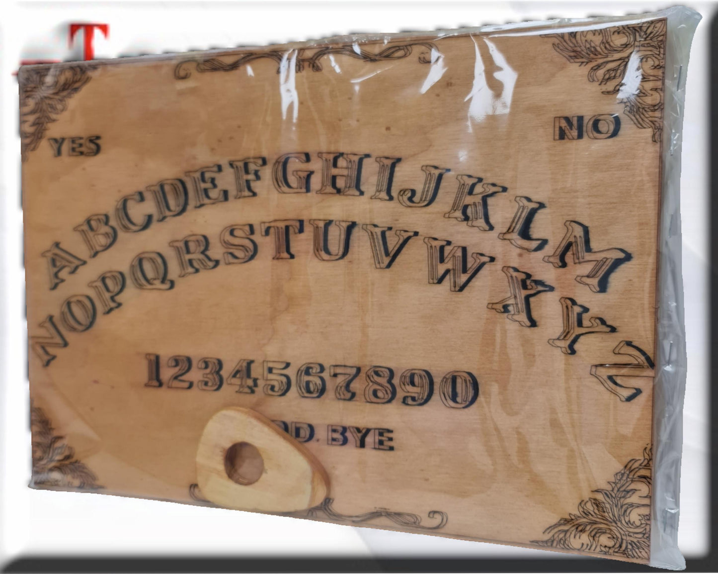 Ouija-Brett aus Holz, esoterische Bücher, Okkultismus, Parapsychologie