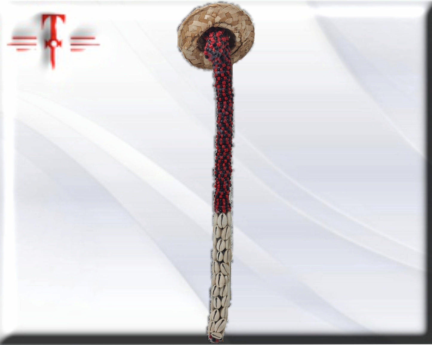Garabato eleguá, exu forrado santeria, Stab der Gottheit des Yoruba-Pantheons und einer der sieben afrikanischen Mächte, Legba
