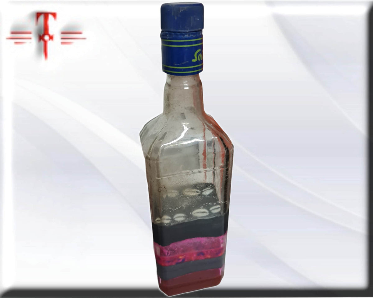 Magische Flasche Geheimnis des Schutzes gegen alle Hexerei und Flüche, Geheimnisse des Vodun