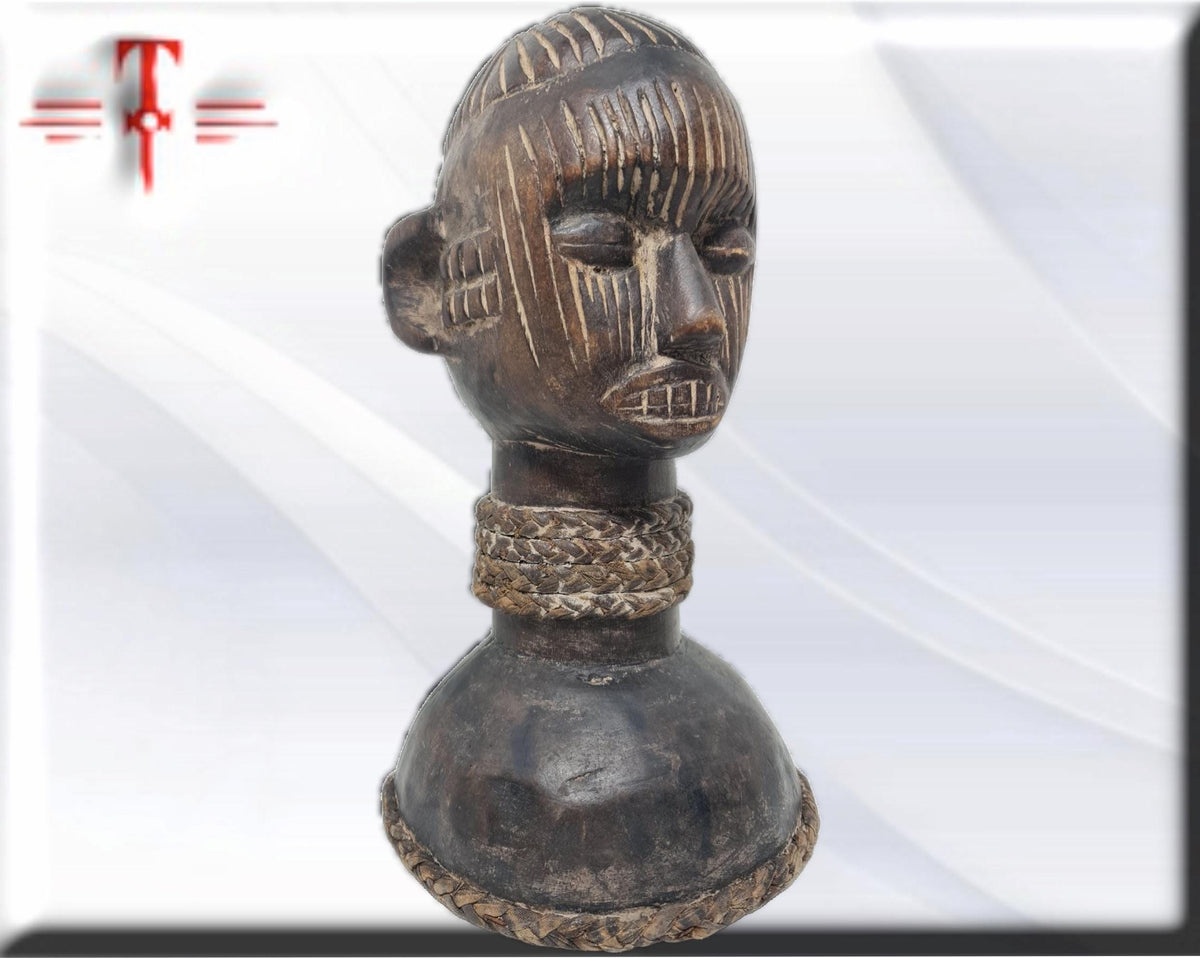 Afrikanische Fetischbüste, afrikanische Kunst, Kunstgalerie, handgefertigt
