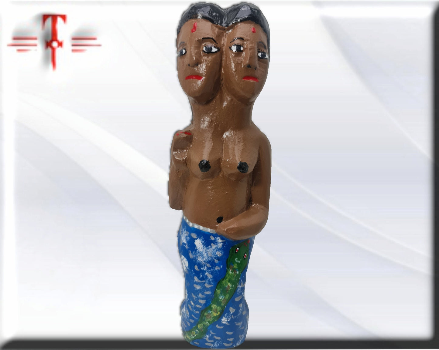 Mami Wata Holzskulptur, ursprünglich aus Afrika (Benin) Yemaya