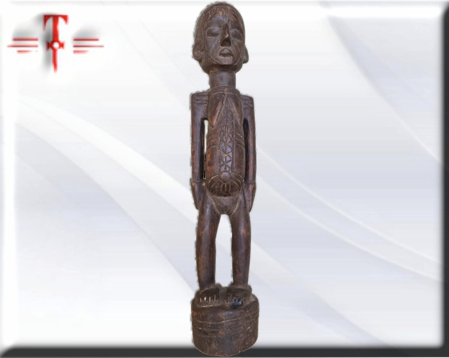 Fetiche Magbetu  Congo Tribal  , arte Africano , Galería de arte , hecho a mano