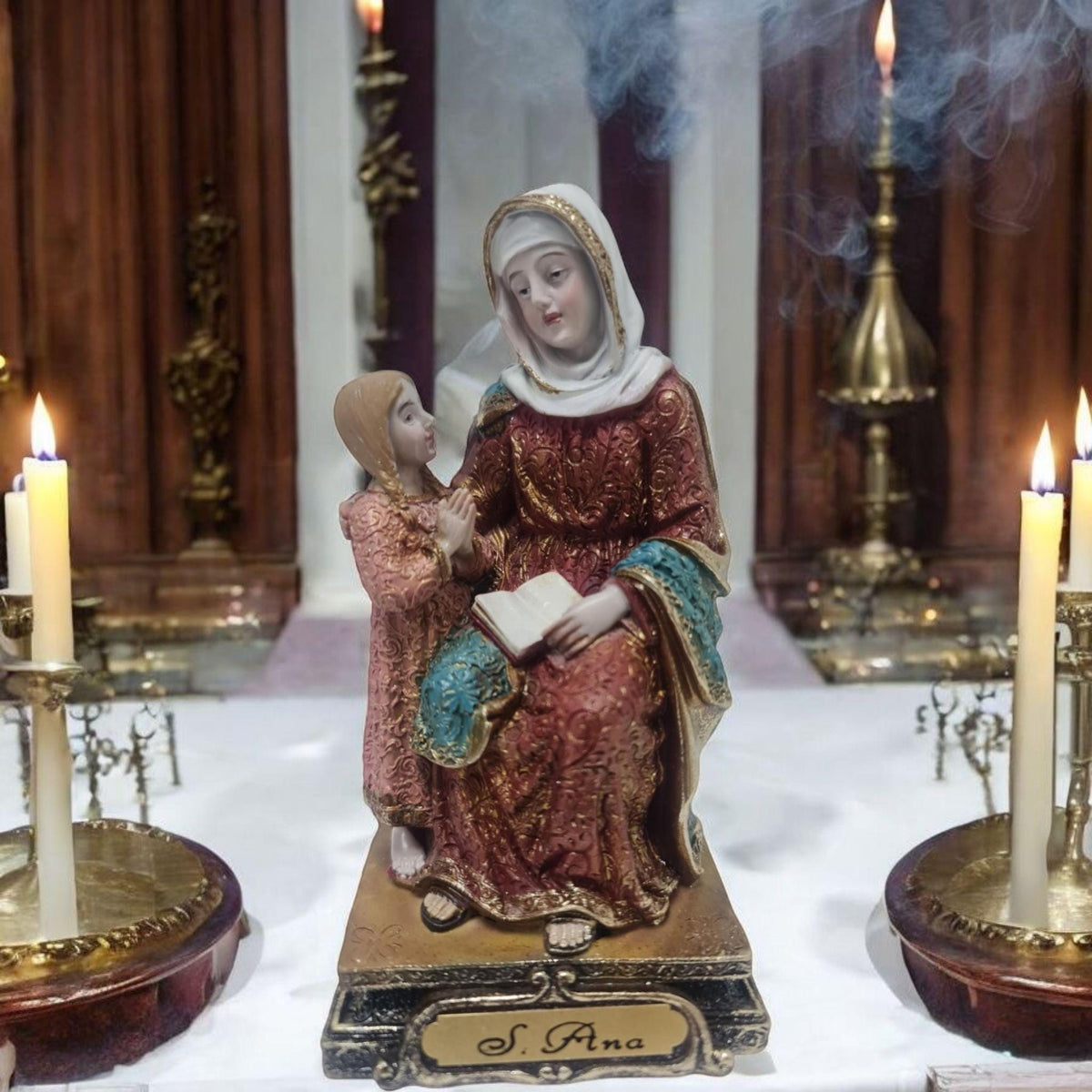 Sitzende Jungfrau Anna, Katholische Heilige und Jungfrauen, Religiöse Produkte
