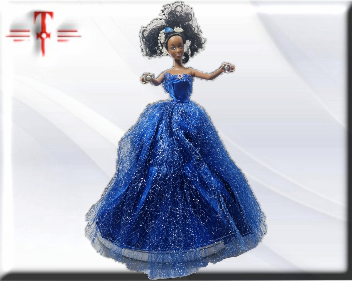 Muñeca Orisha Yemaya , Diosa del Mar , Deidad del Panteón Yoruba